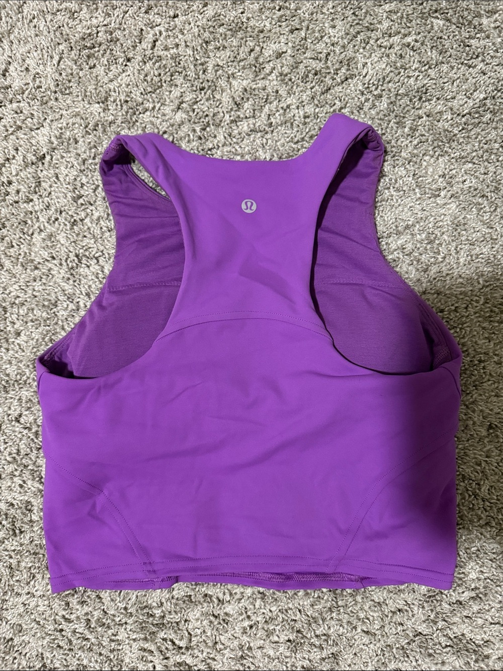 lululemon athletica Vibrant Purple Racerback Sports Bra